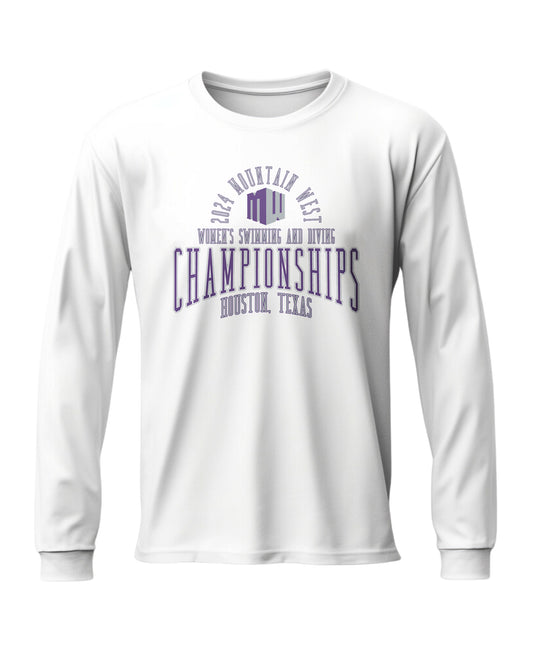 Swimming and Diving Championship Long Sleeve  Tee